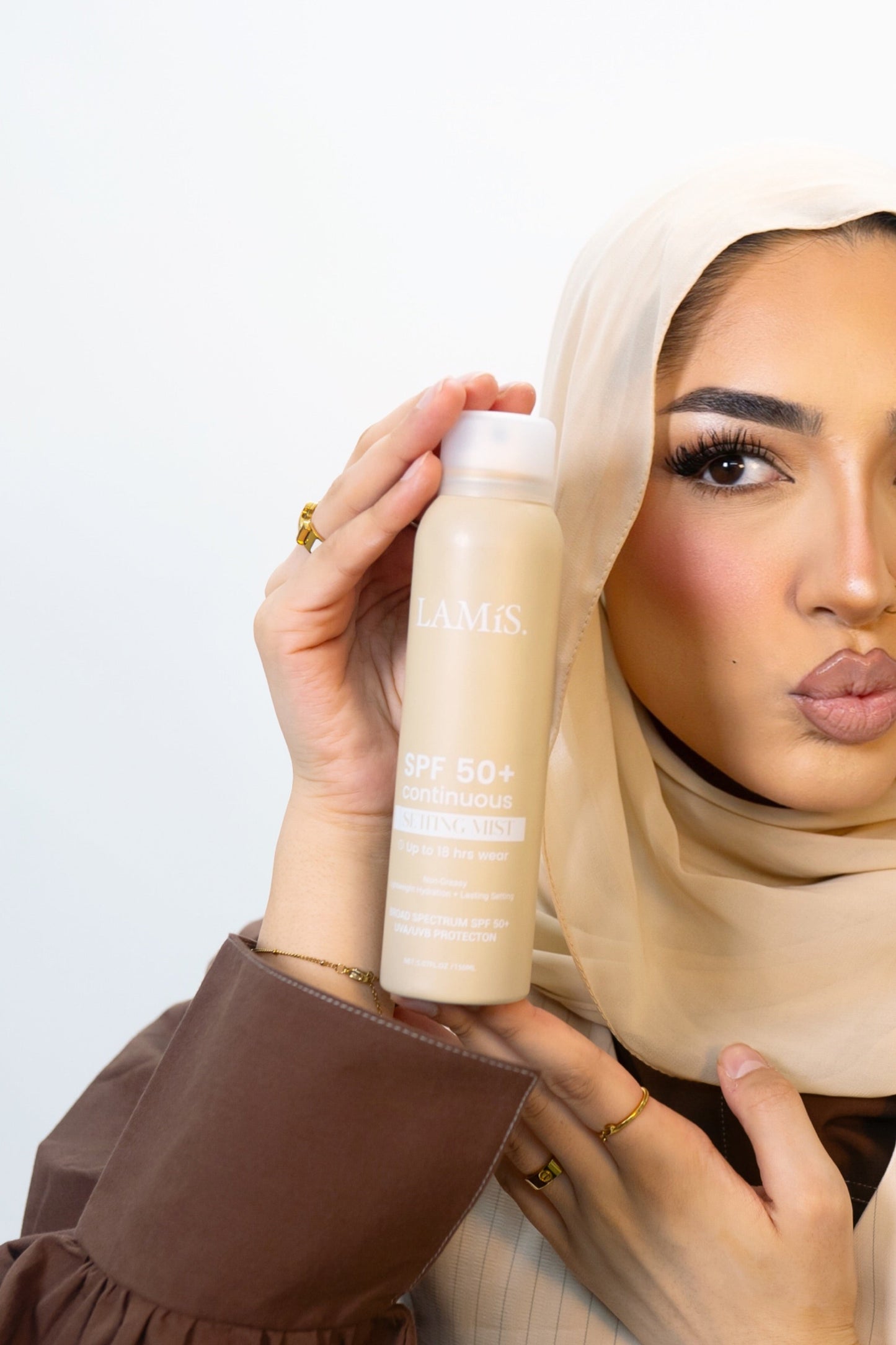 LAMíS spf 50+ Continuous Setting Mist